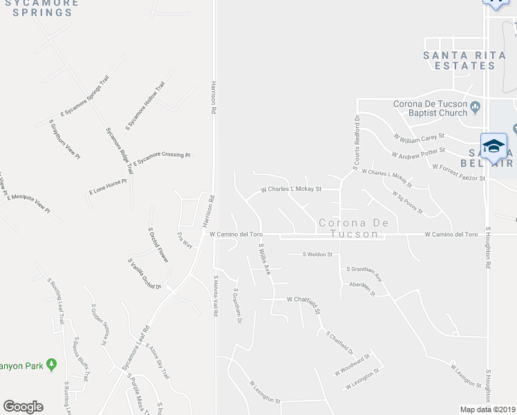 map of restaurants, bars, coffee shops, grocery stores, and more near 719 South Willis Ray Avenue in Vail