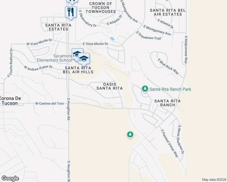 map of restaurants, bars, coffee shops, grocery stores, and more near 315 East Refuge Loop in Vail