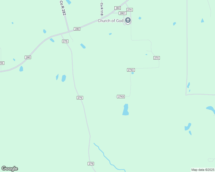 map of restaurants, bars, coffee shops, grocery stores, and more near 331 County Road 2743 in Shubuta