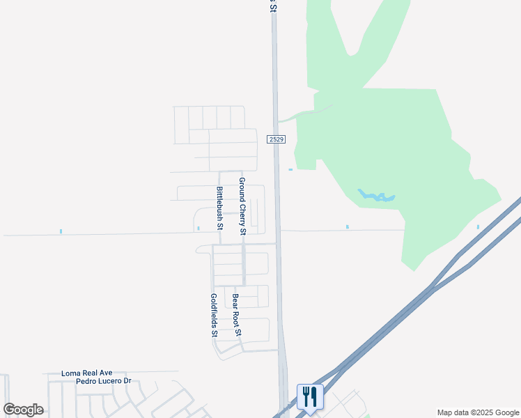 map of restaurants, bars, coffee shops, grocery stores, and more near 11401-11949 McCombs Street in El Paso