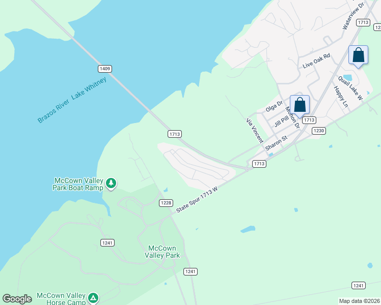 map of restaurants, bars, coffee shops, grocery stores, and more near 166 Big Bend Drive in Whitney