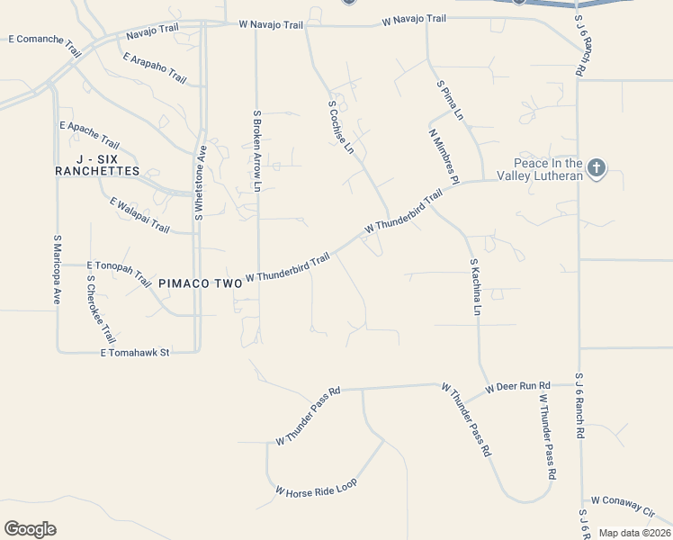 map of restaurants, bars, coffee shops, grocery stores, and more near 3355 West Thunderbird Trail in Benson