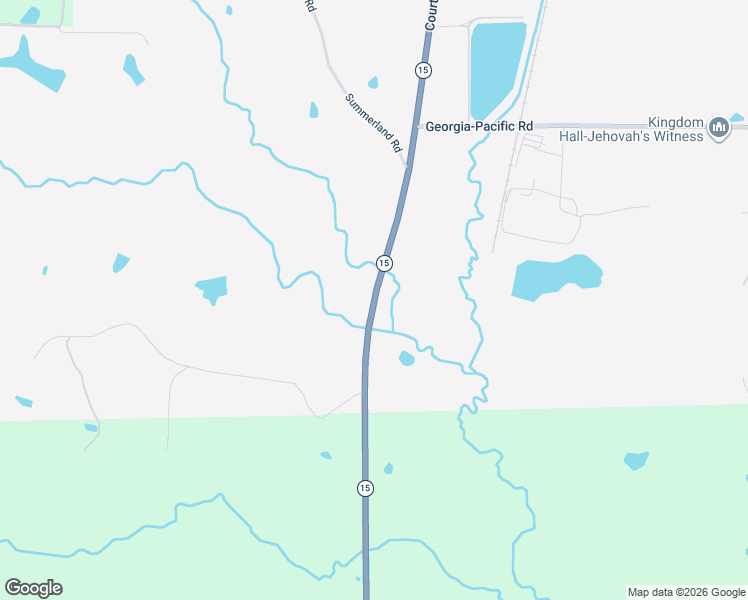 map of restaurants, bars, coffee shops, grocery stores, and more near Highway 15 in Bay Springs