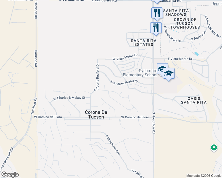 map of restaurants, bars, coffee shops, grocery stores, and more near 276 West Charles L Mckay Street in Vail