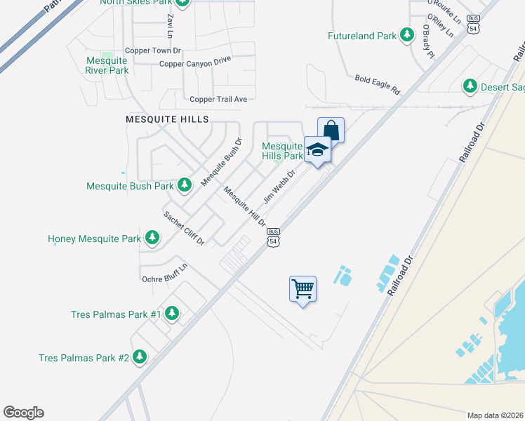 map of restaurants, bars, coffee shops, grocery stores, and more near 11828 Jim Webb Drive in El Paso