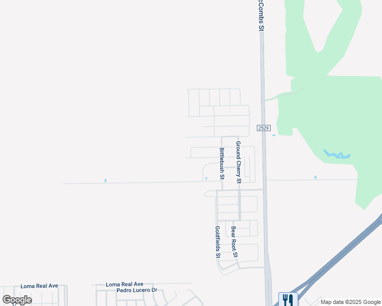 map of restaurants, bars, coffee shops, grocery stores, and more near 11401-11949 McCombs Street in El Paso