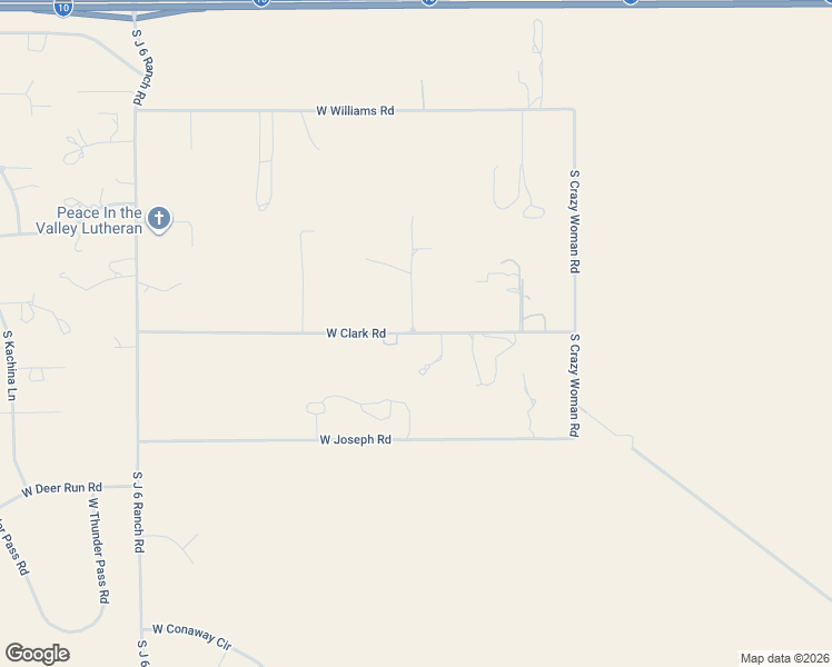 map of restaurants, bars, coffee shops, grocery stores, and more near 3057 West Clark Road in Benson