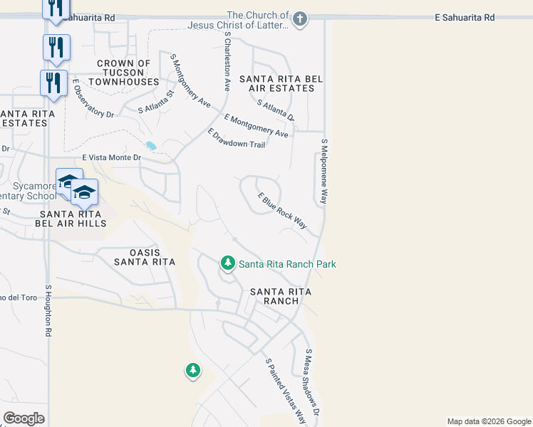 map of restaurants, bars, coffee shops, grocery stores, and more near 556 South Sweet Ridge Drive in Vail