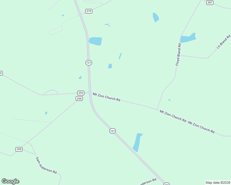 map of restaurants, bars, coffee shops, grocery stores, and more near 311 Mount Zion Church Road in Glennville