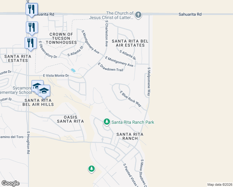 map of restaurants, bars, coffee shops, grocery stores, and more near 556 South Sweet Ridge Drive in Vail