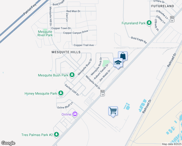 map of restaurants, bars, coffee shops, grocery stores, and more near 11837 Auburn Sands Drive in El Paso