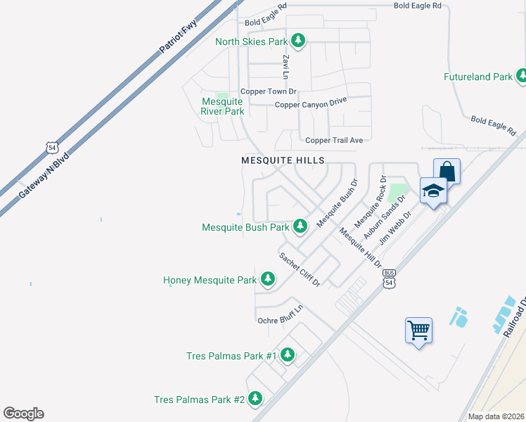 map of restaurants, bars, coffee shops, grocery stores, and more near 7021 Falling Leaf Circle in El Paso