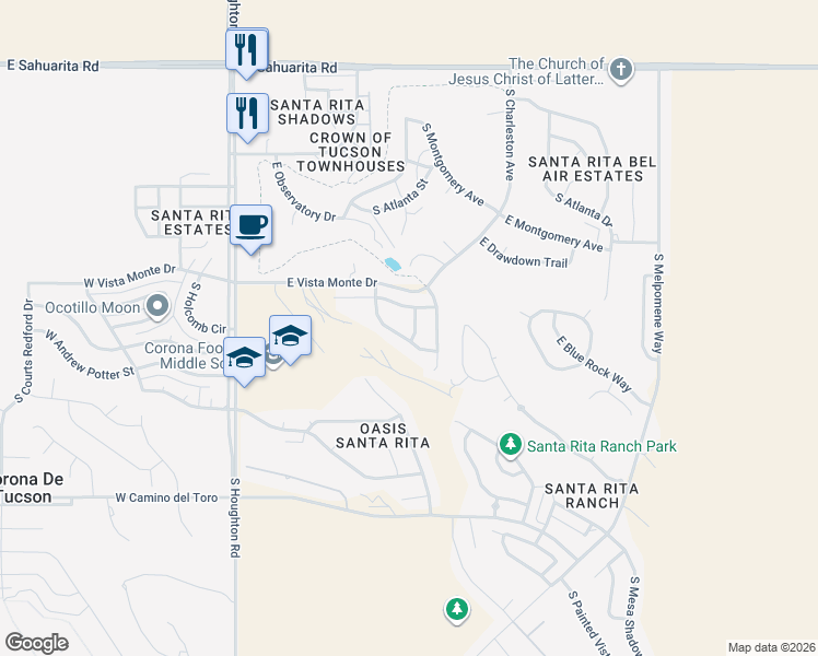 map of restaurants, bars, coffee shops, grocery stores, and more near 491 South Douglas Washington Road in Vail