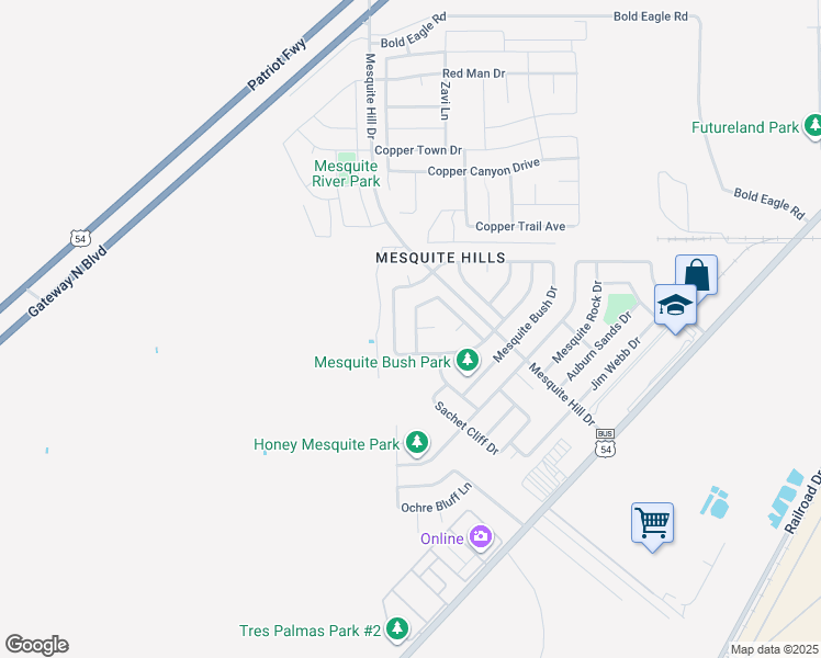 map of restaurants, bars, coffee shops, grocery stores, and more near 7021 Falling Leaf Circle in El Paso