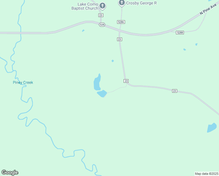 map of restaurants, bars, coffee shops, grocery stores, and more near 52 County Road 2338 in Bay Springs