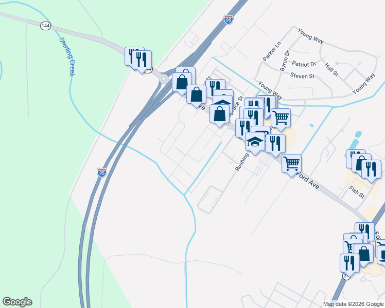 map of restaurants, bars, coffee shops, grocery stores, and more near 253 Camellia Street in Richmond Hill