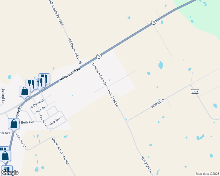 map of restaurants, bars, coffee shops, grocery stores, and more near 100 Joyce Street in Whitney