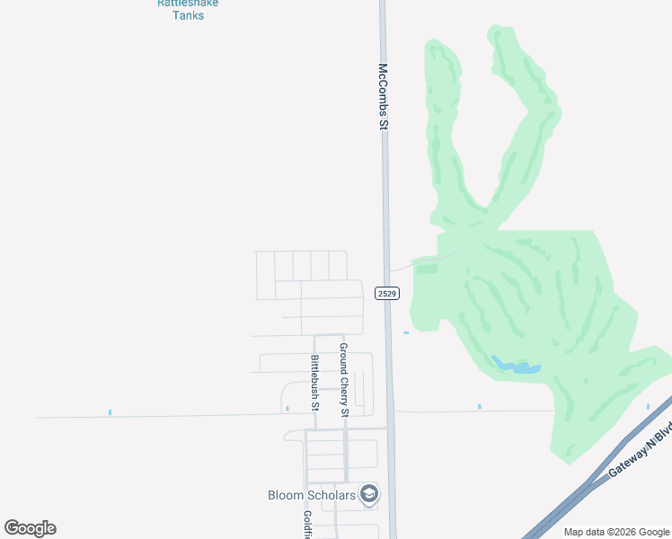map of restaurants, bars, coffee shops, grocery stores, and more near 11971-12099 McCombs Street in El Paso
