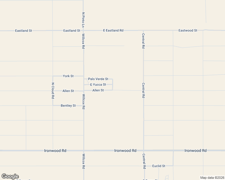 map of restaurants, bars, coffee shops, grocery stores, and more near Allen Street in Cochise County