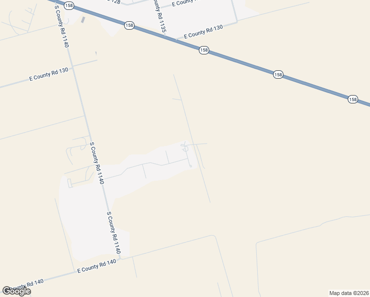 map of restaurants, bars, coffee shops, grocery stores, and more near 5005 South County Road 1136 in Midland