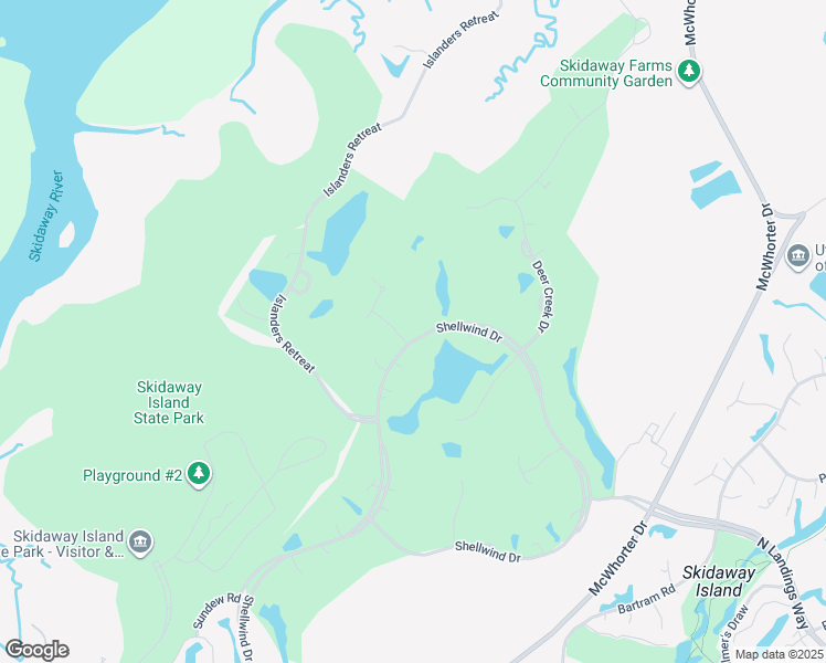 map of restaurants, bars, coffee shops, grocery stores, and more near 3 Cedar Marsh Retreat in Savannah