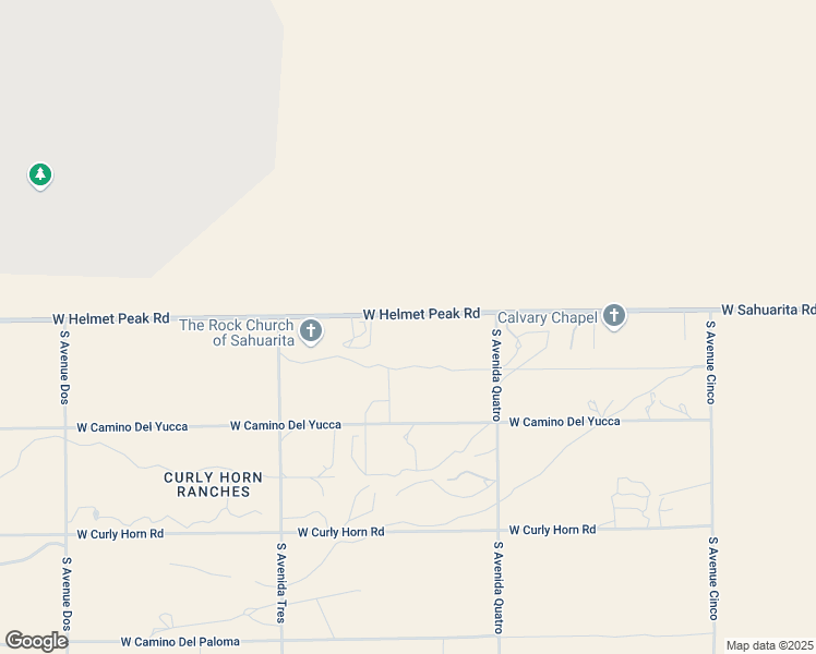 map of restaurants, bars, coffee shops, grocery stores, and more near 3525 West Helmet Peak Road in Sahuarita