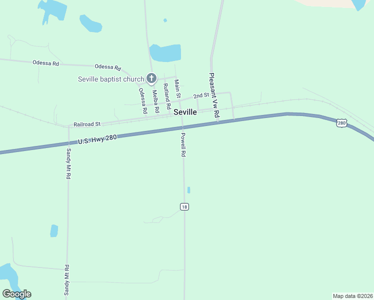 map of restaurants, bars, coffee shops, grocery stores, and more near 127 Powell Road in Pitts