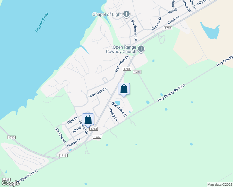 map of restaurants, bars, coffee shops, grocery stores, and more near 126 Quail Lake East in Whitney