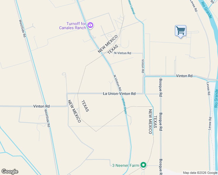 map of restaurants, bars, coffee shops, grocery stores, and more near 1100 Vinton Road in Anthony