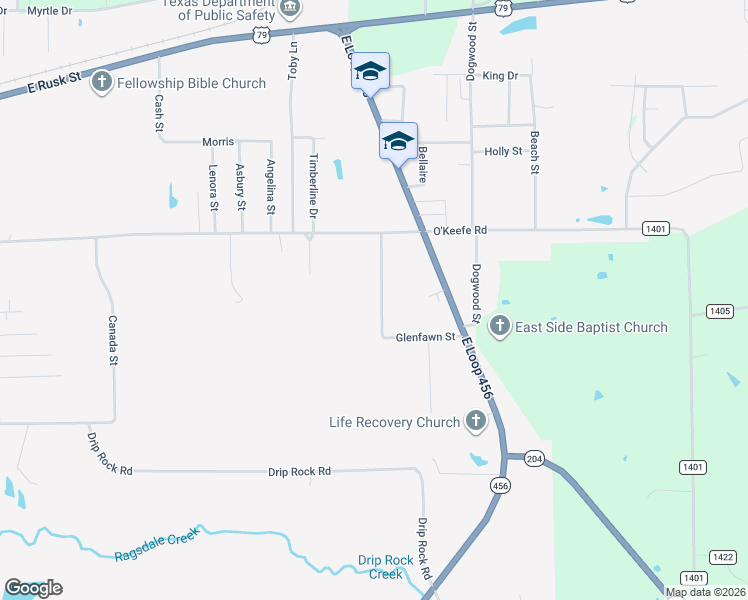 map of restaurants, bars, coffee shops, grocery stores, and more near 1013 Glenfawn Street in Jacksonville