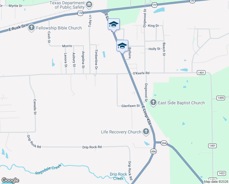 map of restaurants, bars, coffee shops, grocery stores, and more near 1013 Glenfawn Street in Jacksonville