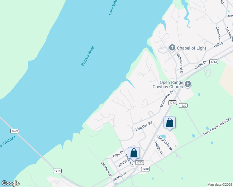 map of restaurants, bars, coffee shops, grocery stores, and more near 135 Giant Cedar Trail in Whitney