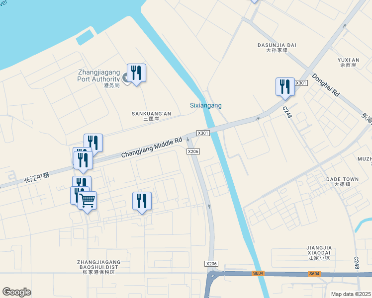 map of restaurants, bars, coffee shops, grocery stores, and more near Bei Jing Lu in Suzhou Shi