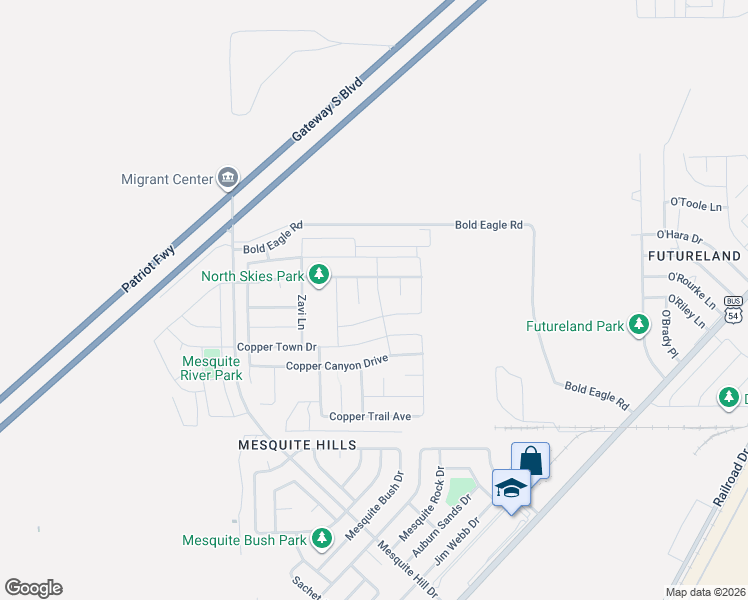 map of restaurants, bars, coffee shops, grocery stores, and more near 12141 Copper Skin Place in El Paso