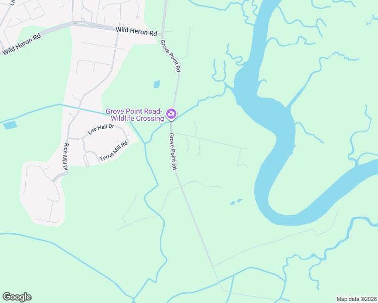 map of restaurants, bars, coffee shops, grocery stores, and more near 11 Shore Road in Savannah