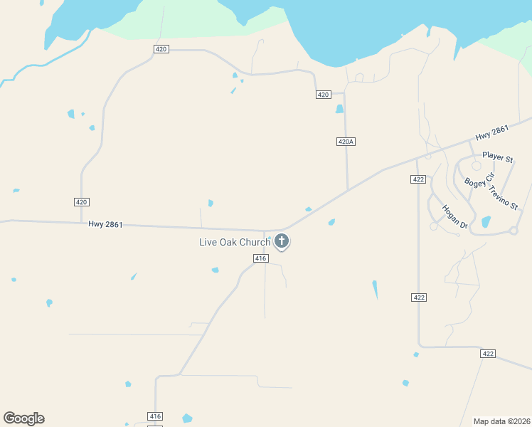 map of restaurants, bars, coffee shops, grocery stores, and more near 1080 Highway 2861 in Comanche