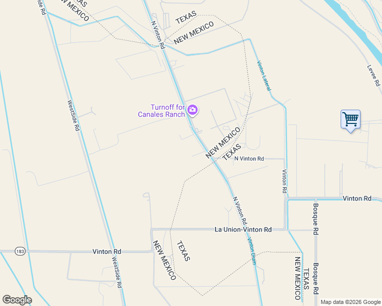 map of restaurants, bars, coffee shops, grocery stores, and more near 1285 Vinton Road in Anthony