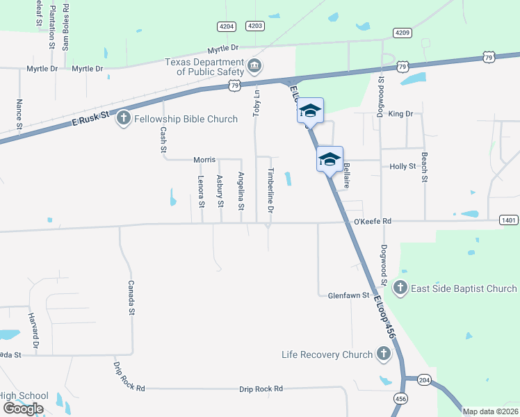 map of restaurants, bars, coffee shops, grocery stores, and more near 408 Toby Lane in Jacksonville