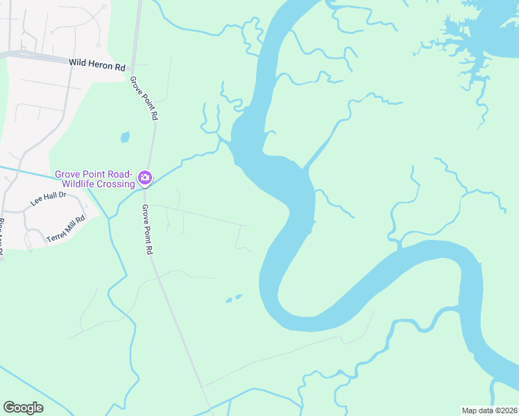 map of restaurants, bars, coffee shops, grocery stores, and more near 126 Shore Road in Savannah