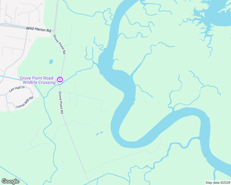 map of restaurants, bars, coffee shops, grocery stores, and more near 126 Shore Road in Savannah