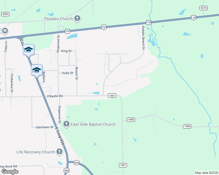 map of restaurants, bars, coffee shops, grocery stores, and more near 2711 Augusta Drive in Jacksonville