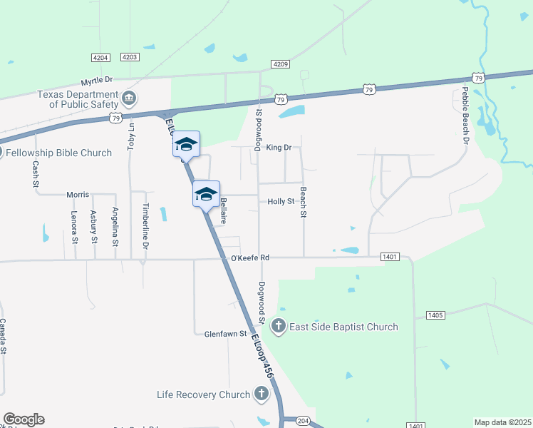 map of restaurants, bars, coffee shops, grocery stores, and more near 406 Dogwood Street in Jacksonville