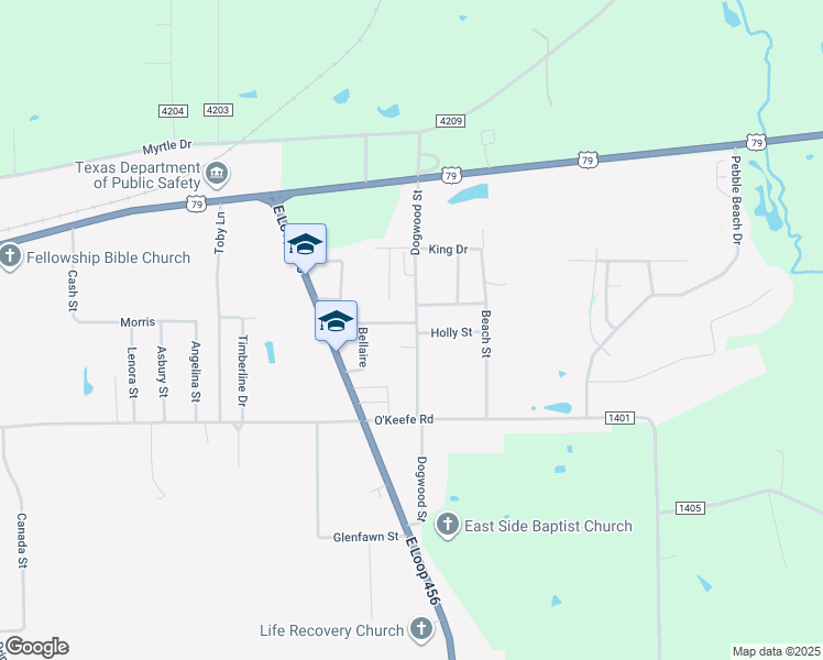 map of restaurants, bars, coffee shops, grocery stores, and more near 406 Dogwood Street in Jacksonville