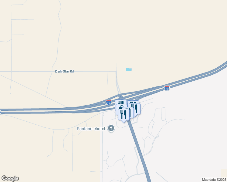 map of restaurants, bars, coffee shops, grocery stores, and more near 2028 Dark Star Road in Benson