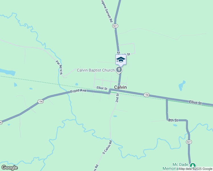 map of restaurants, bars, coffee shops, grocery stores, and more near in Calvin