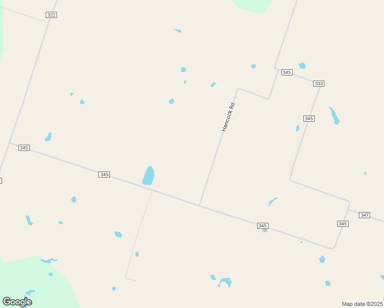 map of restaurants, bars, coffee shops, grocery stores, and more near 550 County Road 345 in Dublin