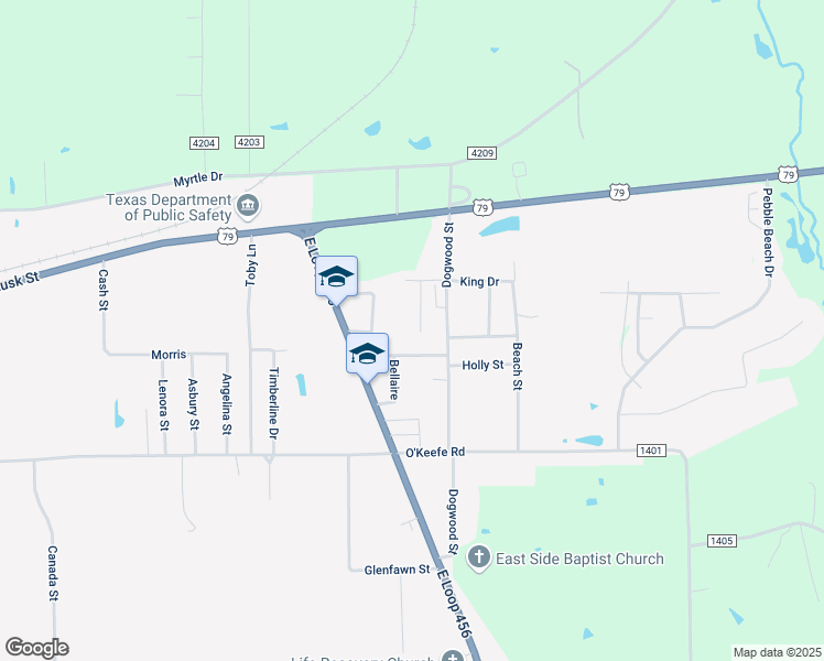 map of restaurants, bars, coffee shops, grocery stores, and more near 225 Walnut Circle in Jacksonville