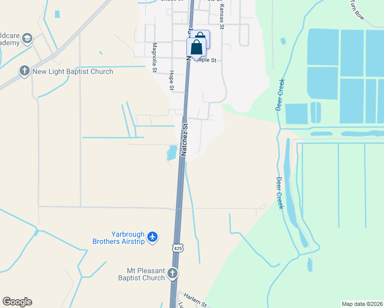 map of restaurants, bars, coffee shops, grocery stores, and more near 145 Birch Street in Wisner