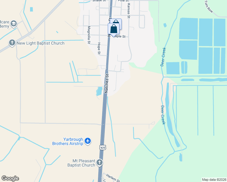 map of restaurants, bars, coffee shops, grocery stores, and more near 145 Birch Street in Wisner