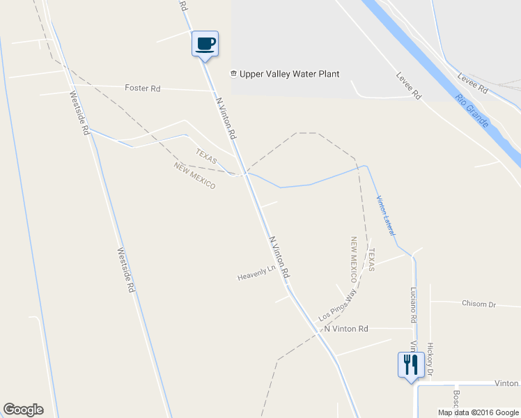 map of restaurants, bars, coffee shops, grocery stores, and more near 1610 North Vinton Road in Anthony